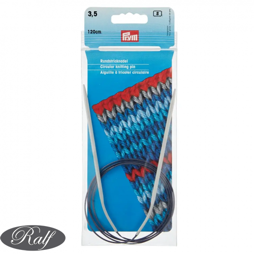 Andrele circulare aluminiu, 120 cm - 3,50 mm - Prym 211253